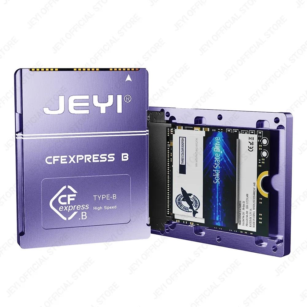JEYI CF-Express Ÿ B-2230 NVMe M.2 SSD , PCIe 4.0 Ȯ ޸ CFexpress ī, ĳ  Z6, Z7, Z9, R3, R5 